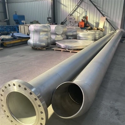 Acciaio inossidabile 2507 Spools del tubo di prefabbricazione con flangia