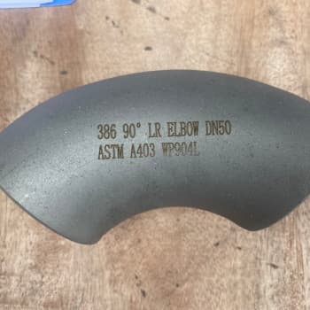 Dimensione dei gomiti ASME B16.28 90 gradi